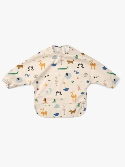 Liewood Merle Cape Hagesmæk med Tryk, Around the world/Sandy