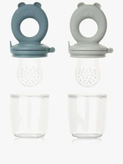 Liewood Miranda Feeder 2-Pak, Whale Blue/Dove Blue