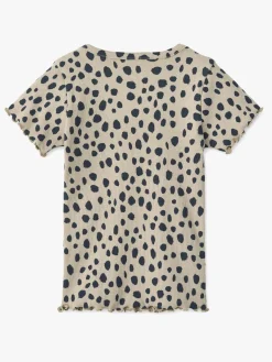 Børn Liewood Overdele>Nieve T-shirt, Leo spots/Mist