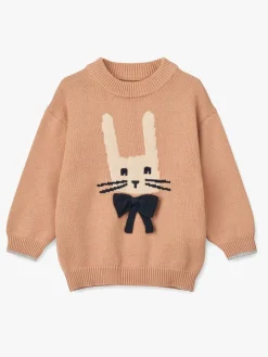 Børn Liewood Orlane Strikket Trøje, Rabbit/Pale Tuscany