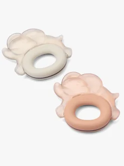 Liewood Babylegetøj>Rita Elephant Bidering 2-pak, Pale Tuscany/Sandy