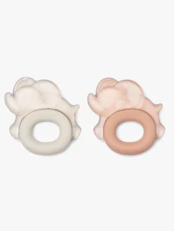 Liewood Babylegetøj>Rita Elephant Bidering 2-pak, Pale Tuscany/Sandy