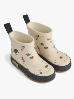 Børn Liewood Tekla Gummistøvler, Sea Creature/Sandy