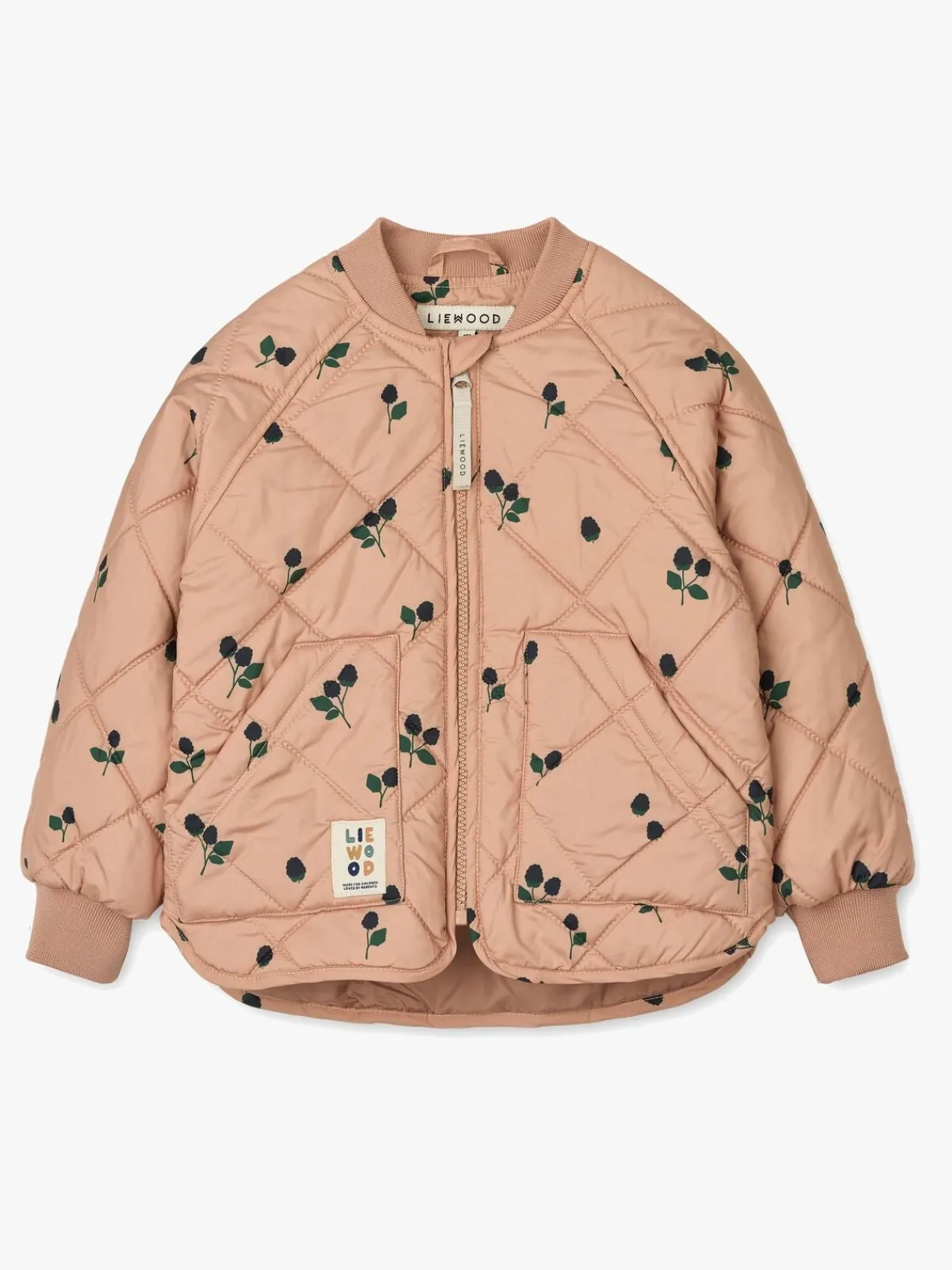 Børn Liewood Vintertøj>Zella Termosæt, Berry/Pale Tuscany/Embroidery