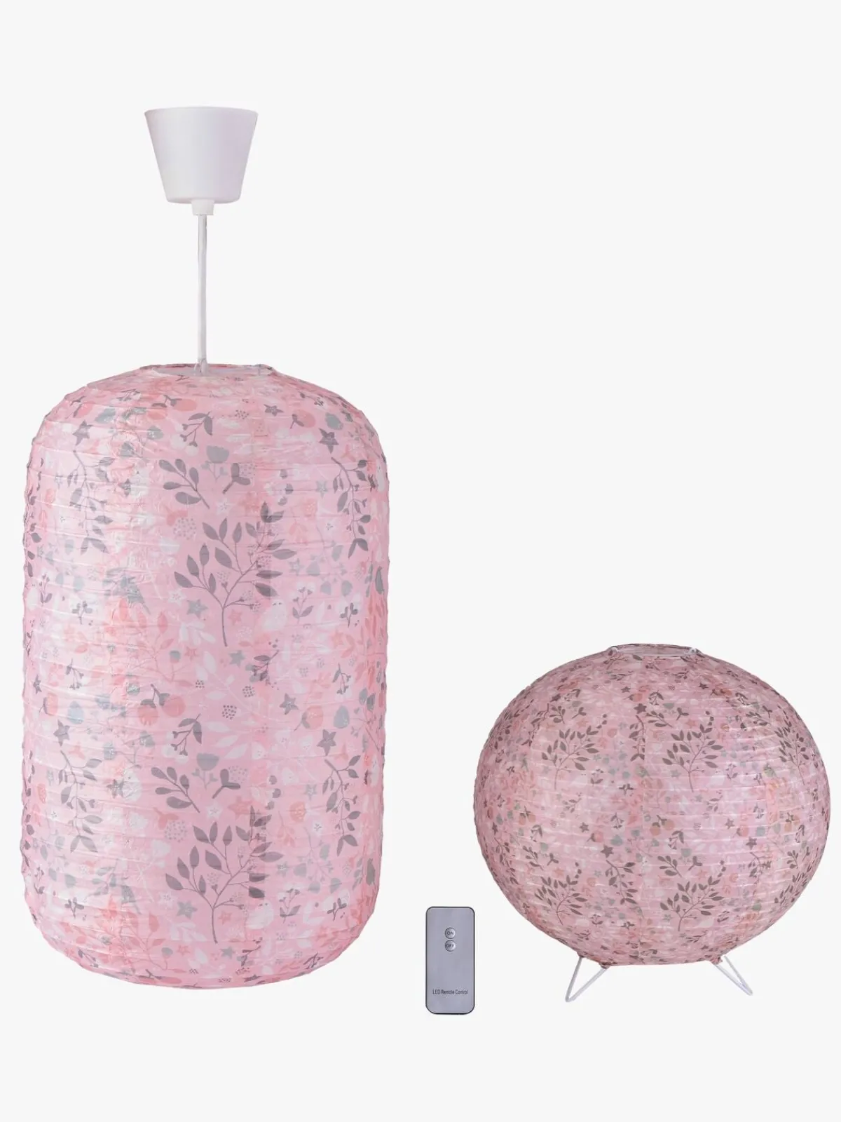 Børn LilouLilou Lilou Lilou Loft- & Bordlampe Bird Garden, Lyserød