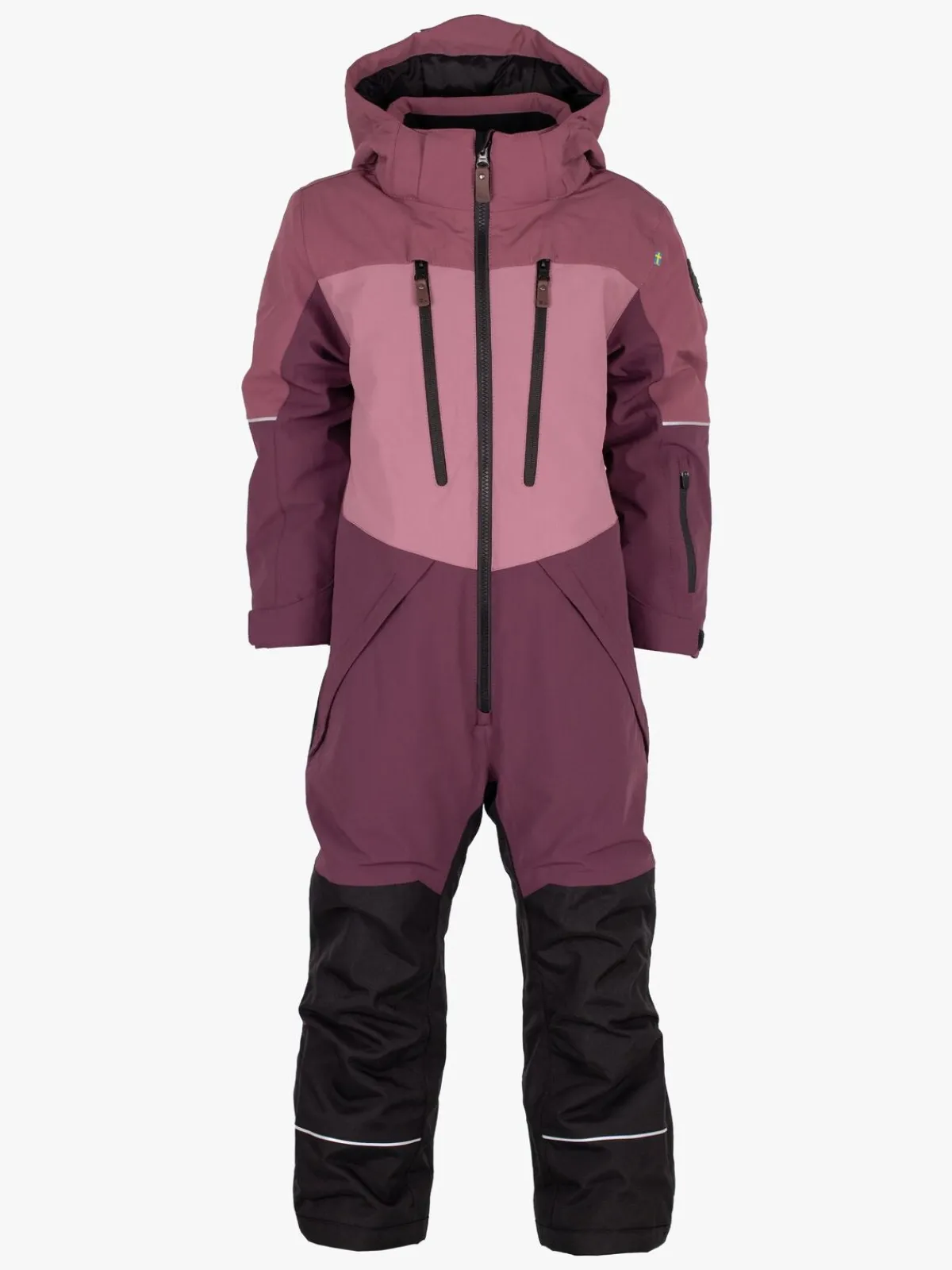 Børn Lindberg Alpine Flyverdragt, Dry Rose/Plum