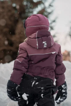 Børn Lindberg Alpine Flyverdragt, Dry Rose/Plum