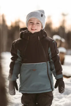 Børn Lindberg Anorak Vinterjakke, Pine Green