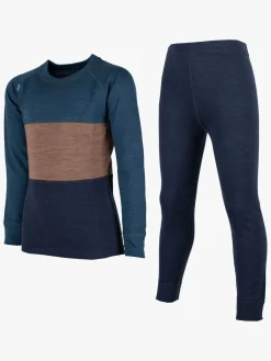 Lindberg Undertøj|Uldtøj*Bamboo Merino Skiundertøj, Blue/Navy