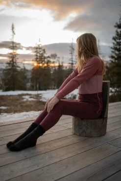 Lindberg Undertøj|Uldtøj*Bamboo Merino Skiundertøj, Blush/Rose