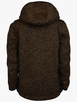 Børn Lindberg Bormio Fleecetrøje, Dark Brown