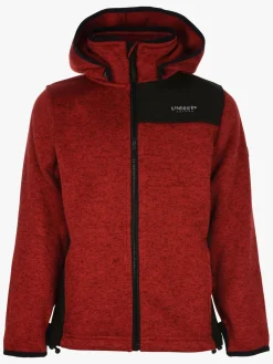 Børn Lindberg Bormio Fleecetrøje, Red