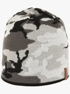 Børn Lindberg Camo Hue Uldblanding, Anthracite