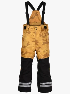 Børn Lindberg Camo Overtræksbukser, Yellow