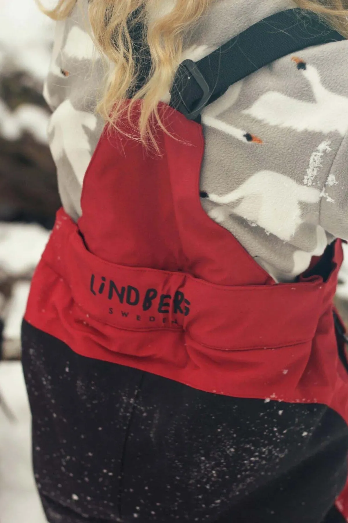 Børn Lindberg Colden Overtræksbukser, Rød