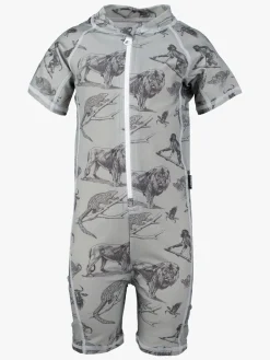 Børn Lindberg Cyprus UV-Dragt, Mint Green/Grey