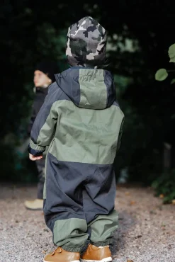 Børn Lindberg Flyverdragter|Overtøj>Explorer Skalflyverdragt, Grøn