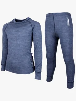 Lindberg Undertøj|Uldtøj*Merino Skiundertøj JR Merinomix, Orion Blue Blå