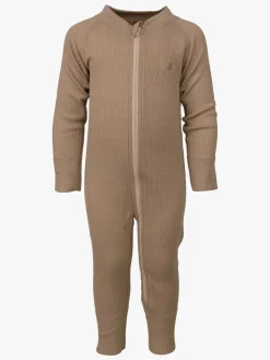 Børn Lindberg Rib Merino Termoundertøjs-heldragt,