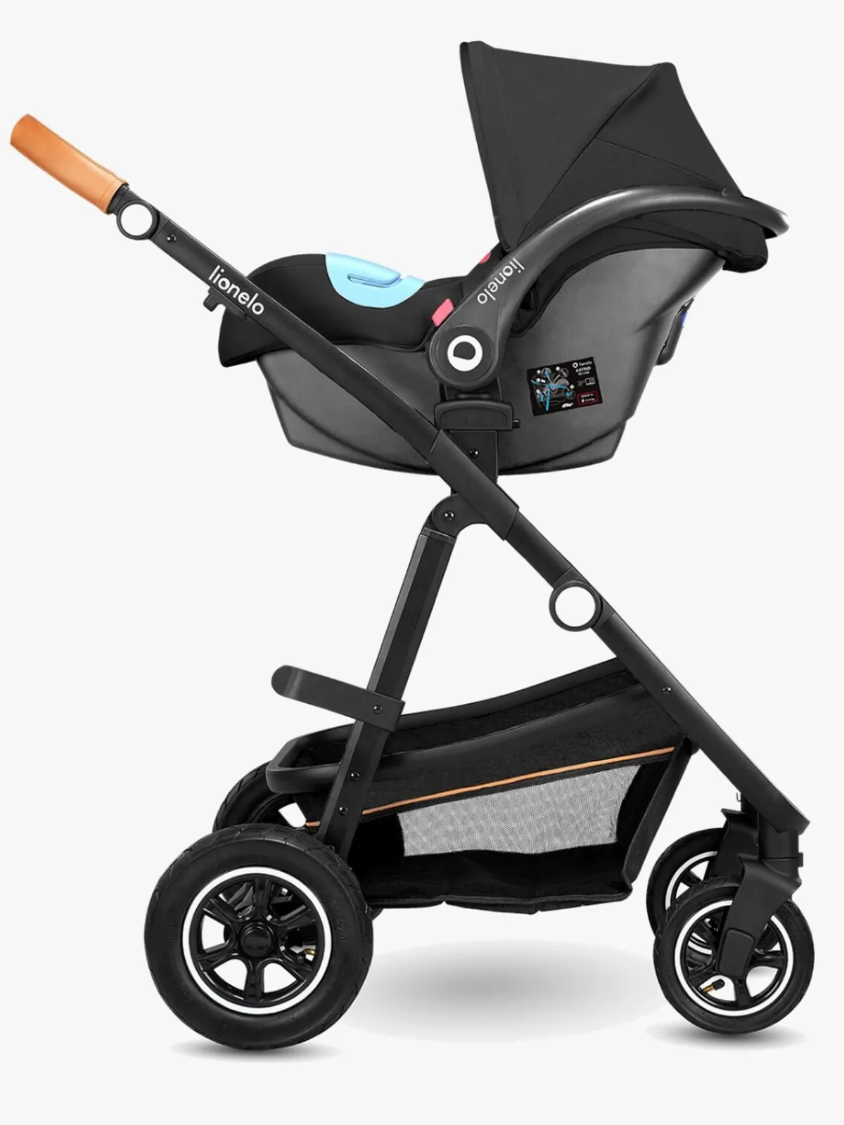 Lionelo Duo- & Kombivogne>Amber 3-in-1 Duovogn, Grey Graphite