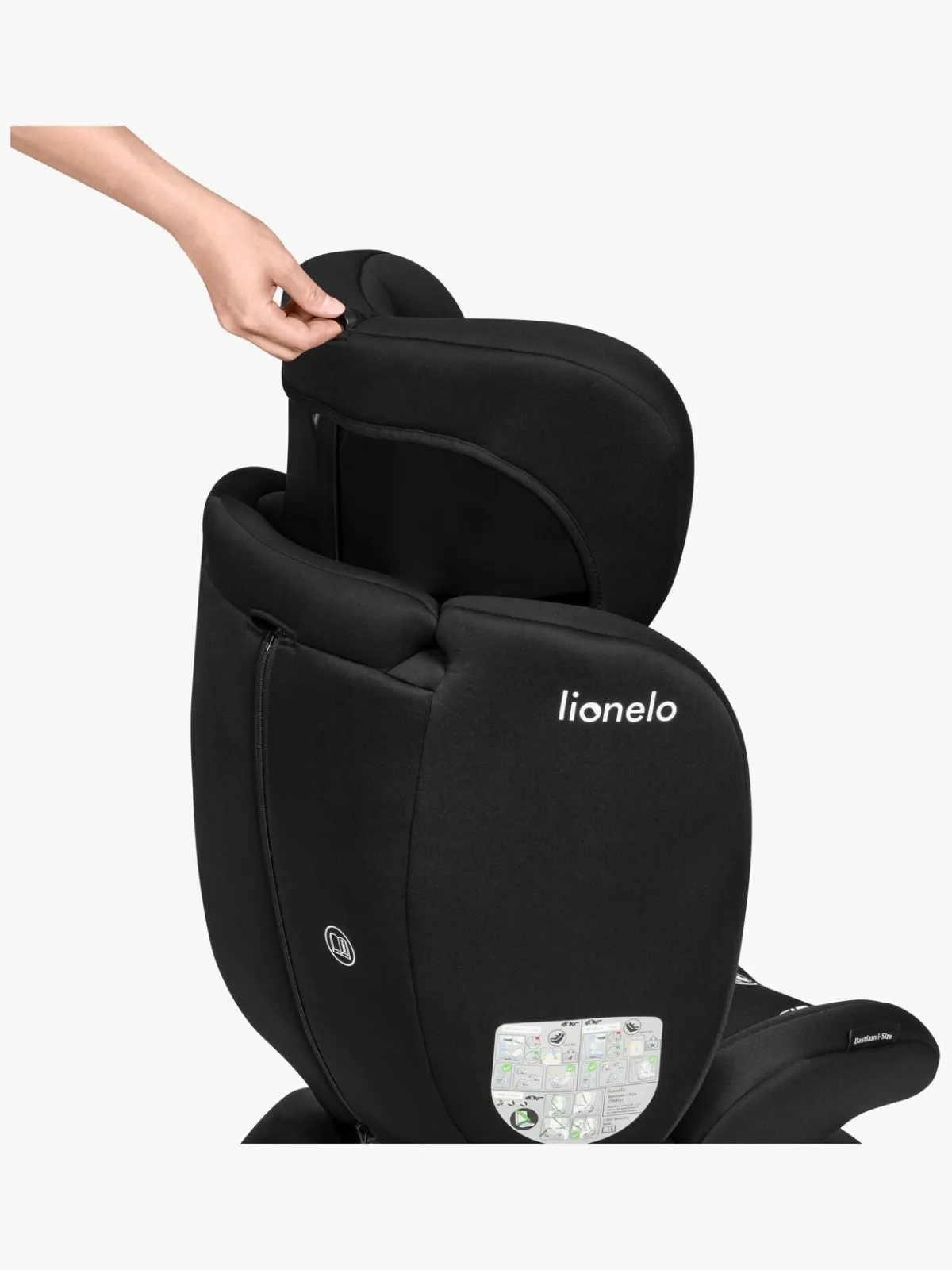 Lionelo Autostole 9-36 Kg*BASTIAAN i-Size Autostol, Black Carbon