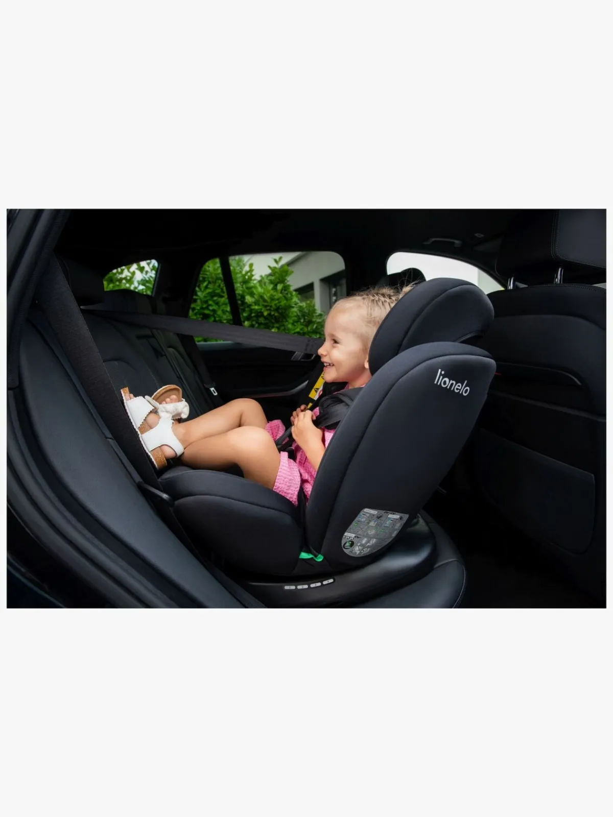 Lionelo Autostole 9-36 Kg*BASTIAAN i-Size Autostol, Black Carbon