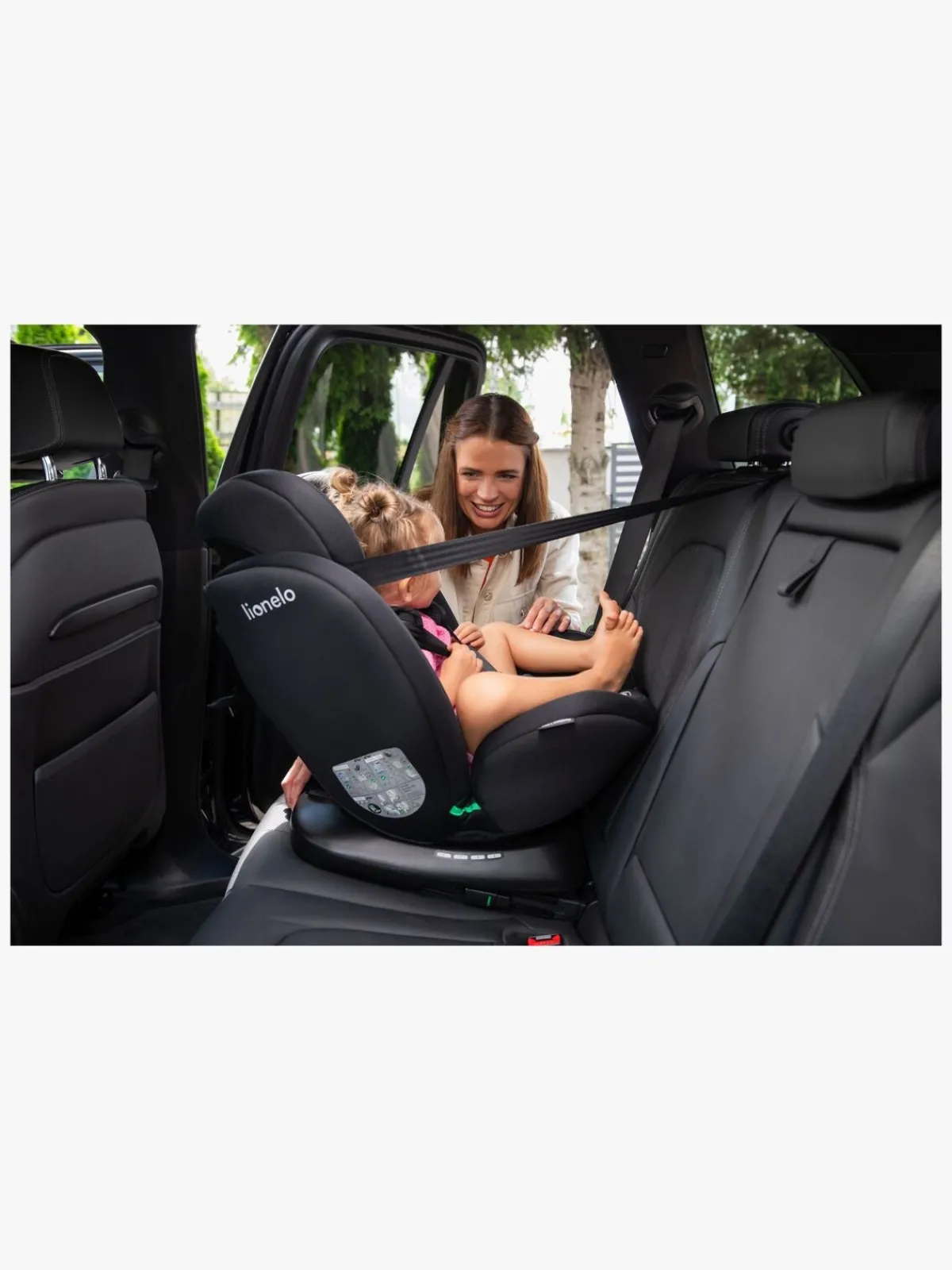 Lionelo Autostole 9-36 Kg*BASTIAAN i-Size Autostol, Black Carbon