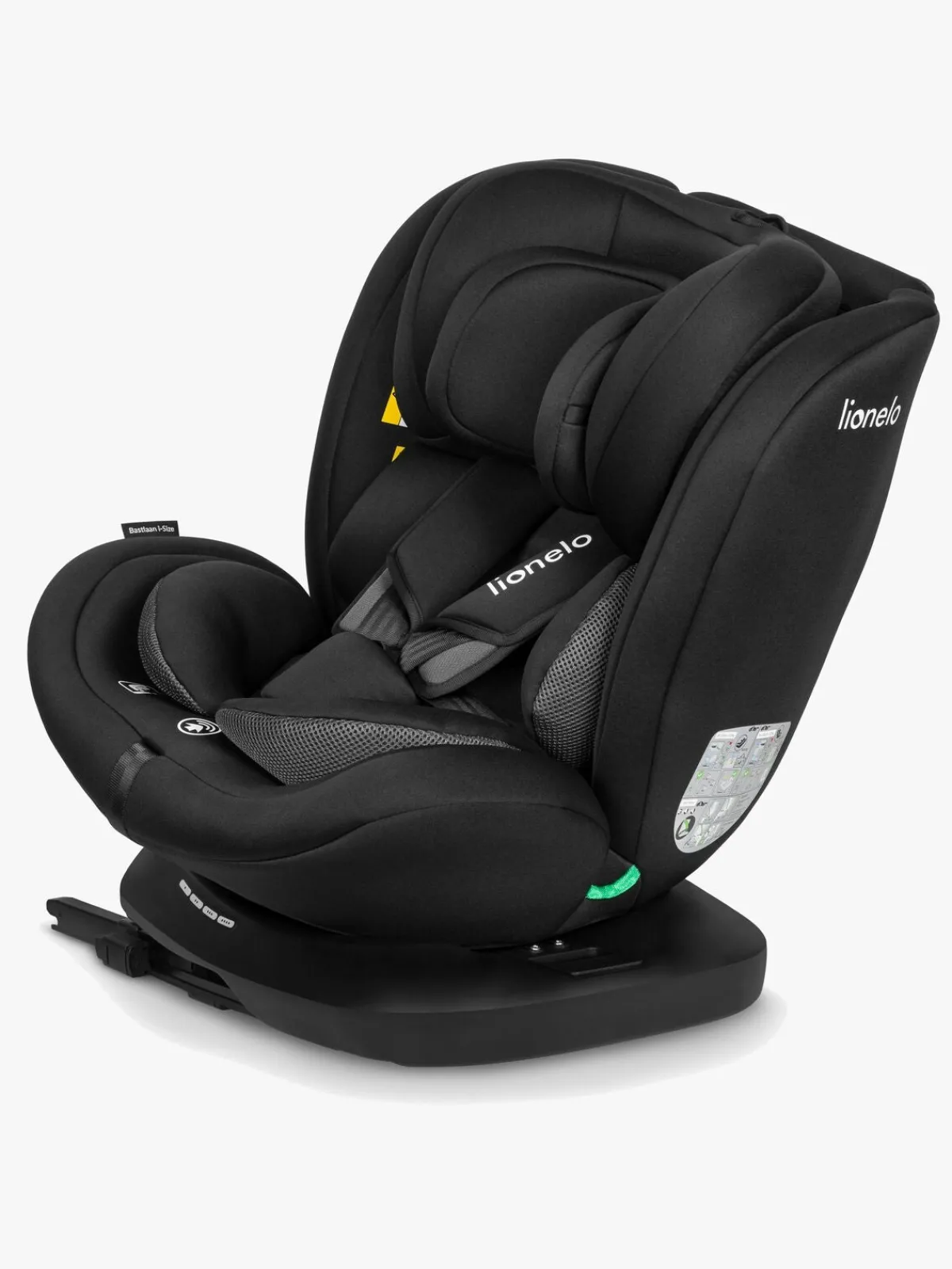 Lionelo Autostole 9-36 Kg*BASTIAAN i-Size Autostol, Black Carbon