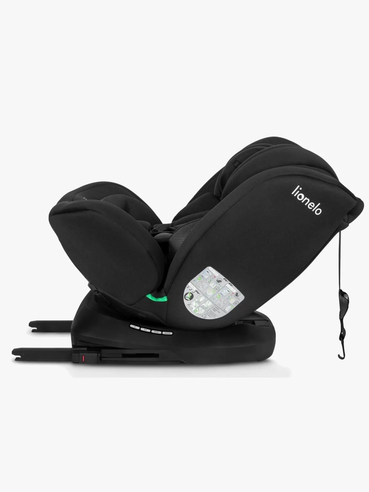 Lionelo Autostole 9-36 Kg*BASTIAAN i-Size Autostol, Black Carbon