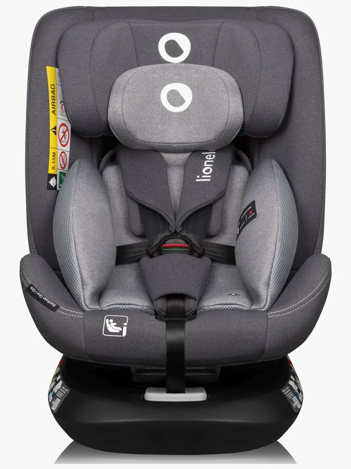 Lionelo Autostole 15-36 Kg>Bastiaan One I-size Autostol, Grey Stone