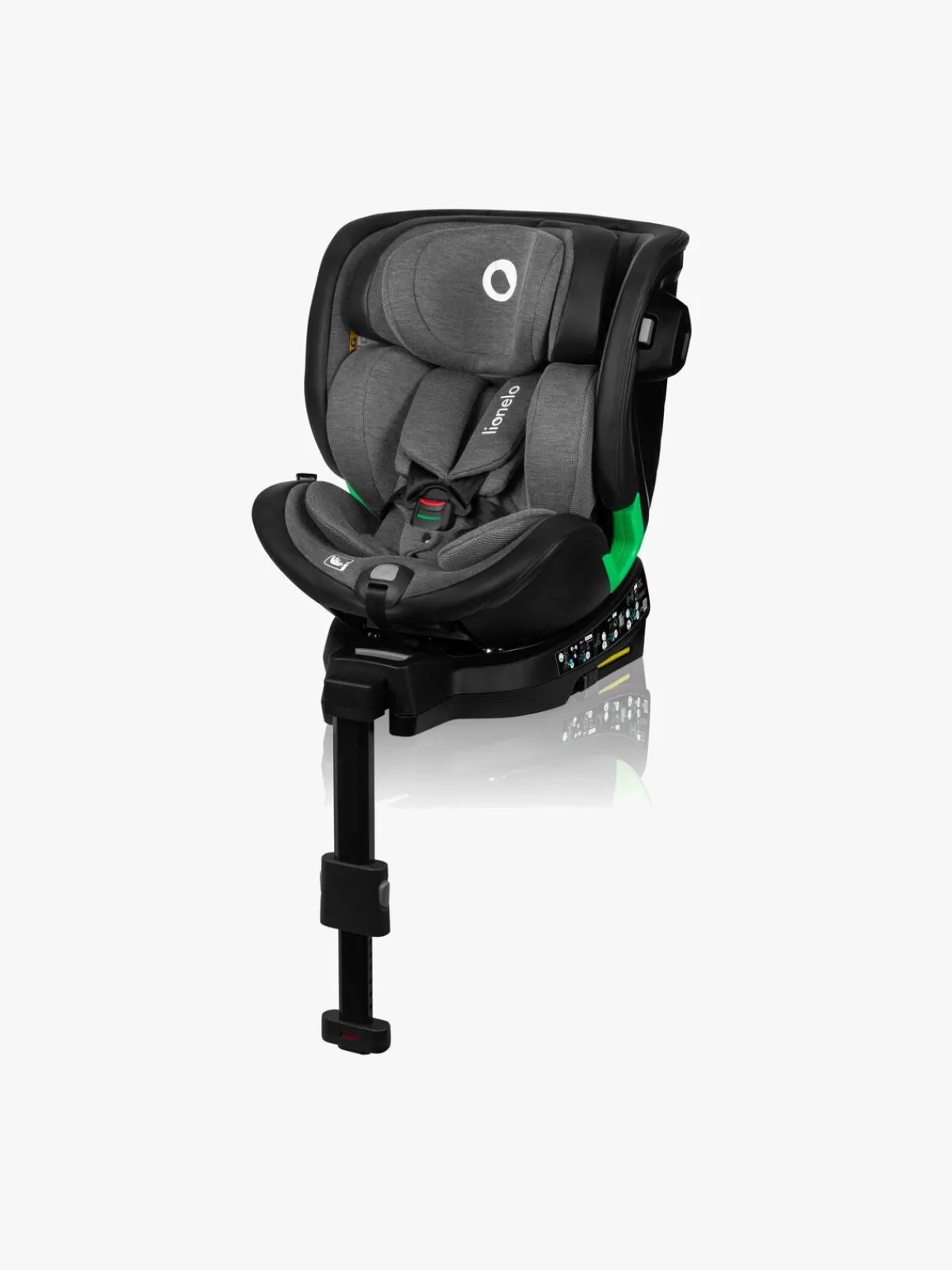 Lionelo Harmony i-Size Autostol, Grey Graphite Leather