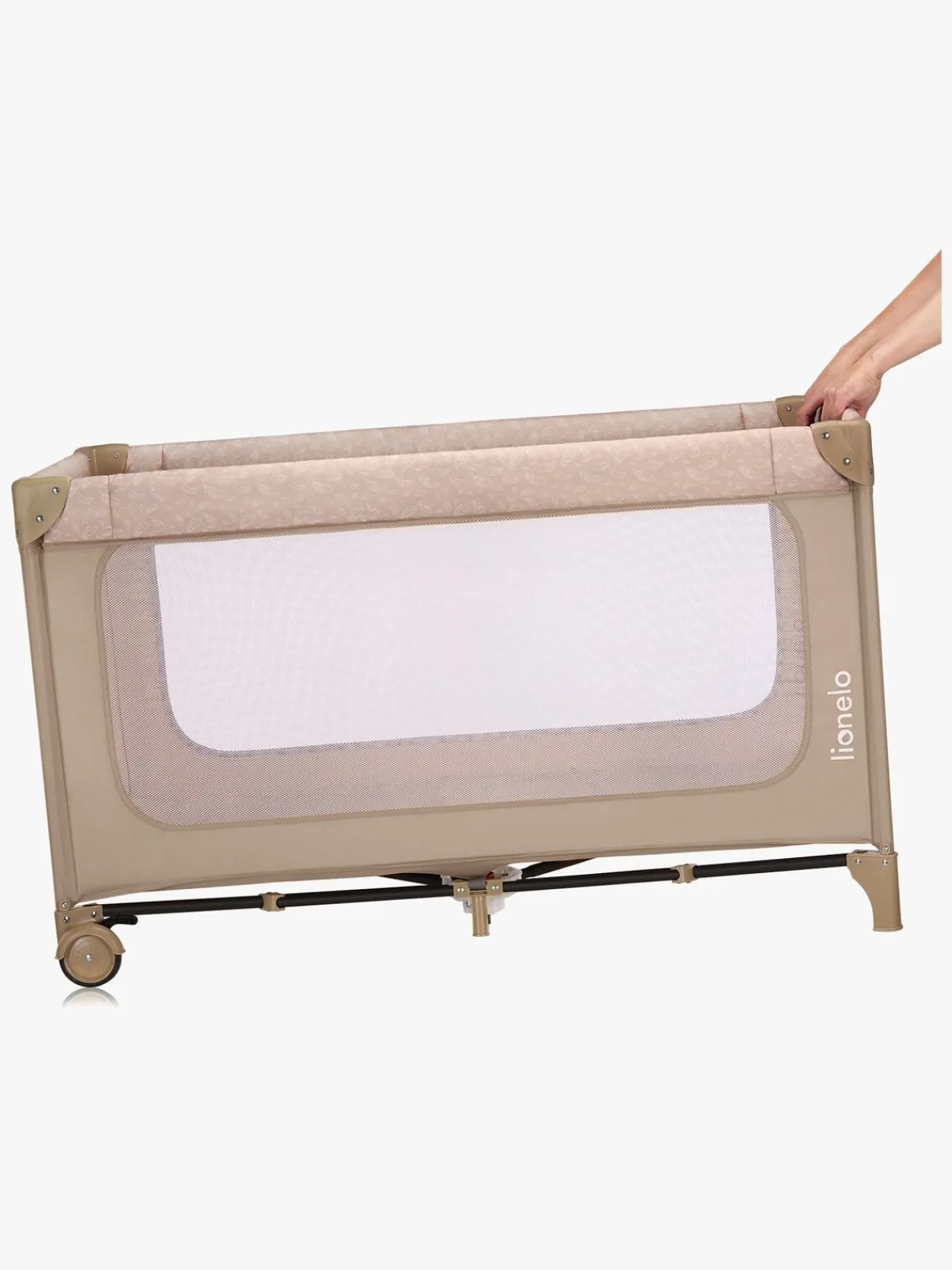 Børn Lionelo Børnesenge & Tilbehør>JASMIN EASY FOLD Weekendseng, Sand
