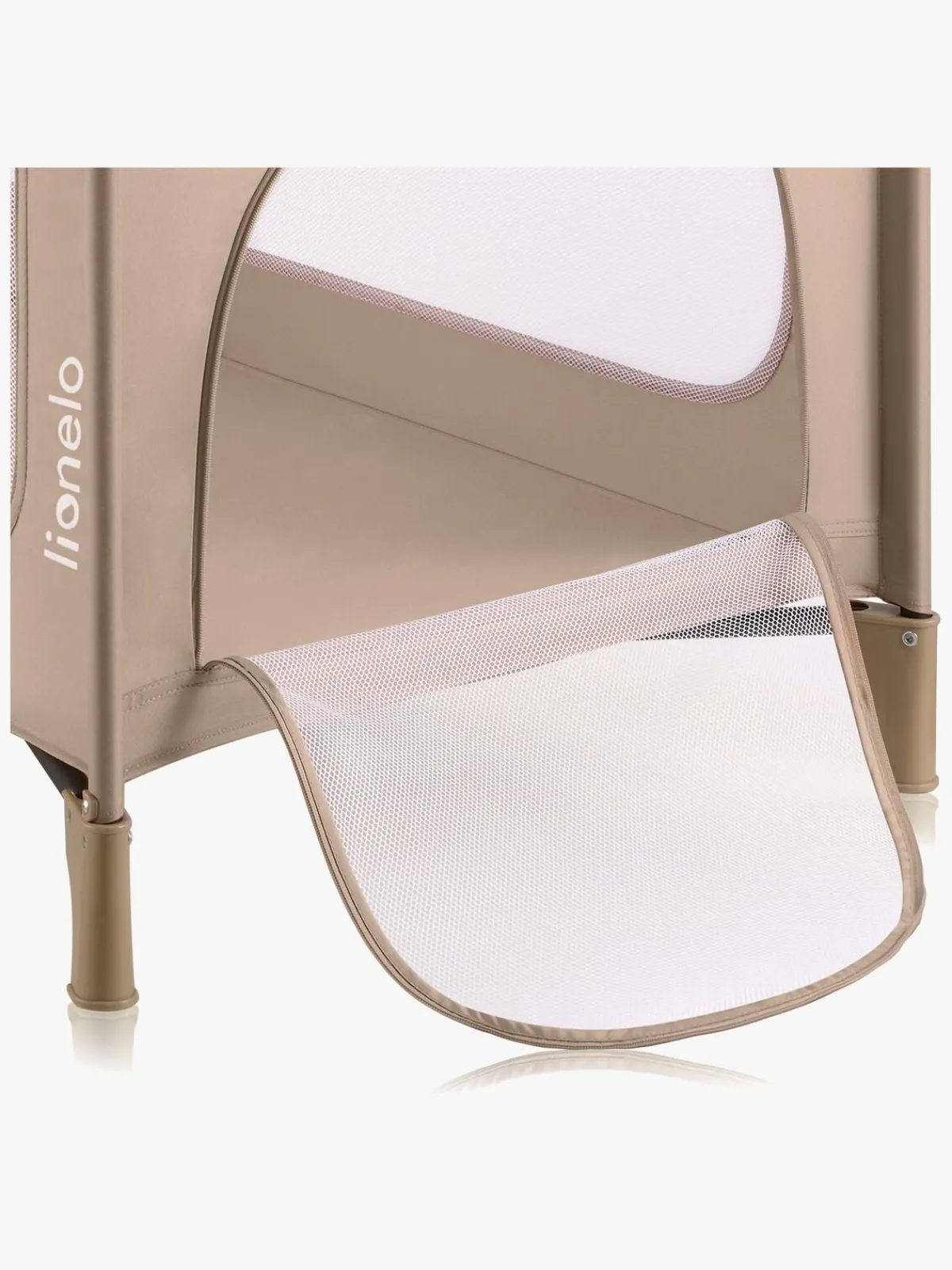 Børn Lionelo Børnesenge & Tilbehør>JASMIN EASY FOLD Weekendseng, Sand