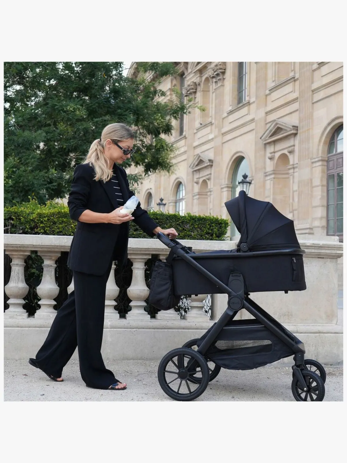 Lionelo Layla 3-in-1 Kombivogn, Black Onyx