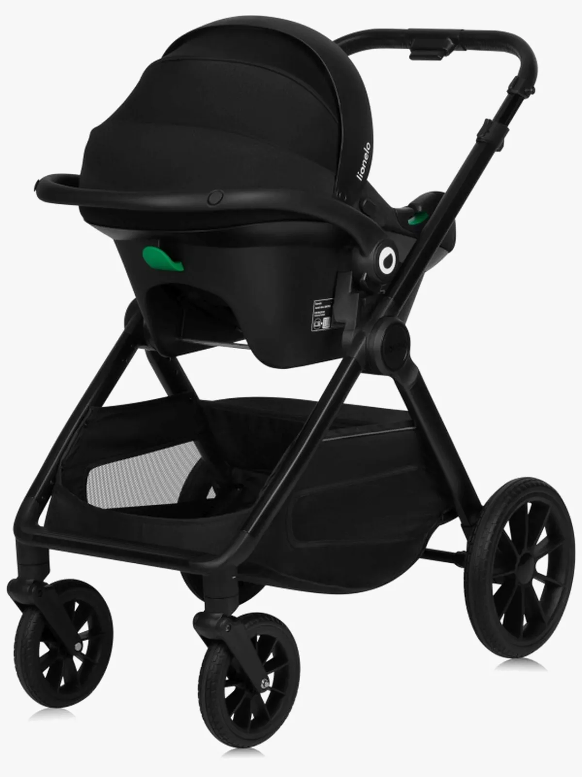 Lionelo Layla 3-in-1 Kombivogn, Black Onyx