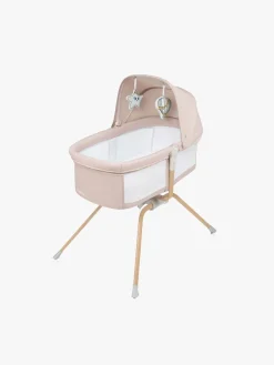 Lionelo Børnesenge & Tilbehør*Malin Evo Bedside Crib, Beige Natural