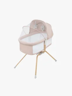Lionelo Børnesenge & Tilbehør*Malin Evo Bedside Crib, Beige Natural