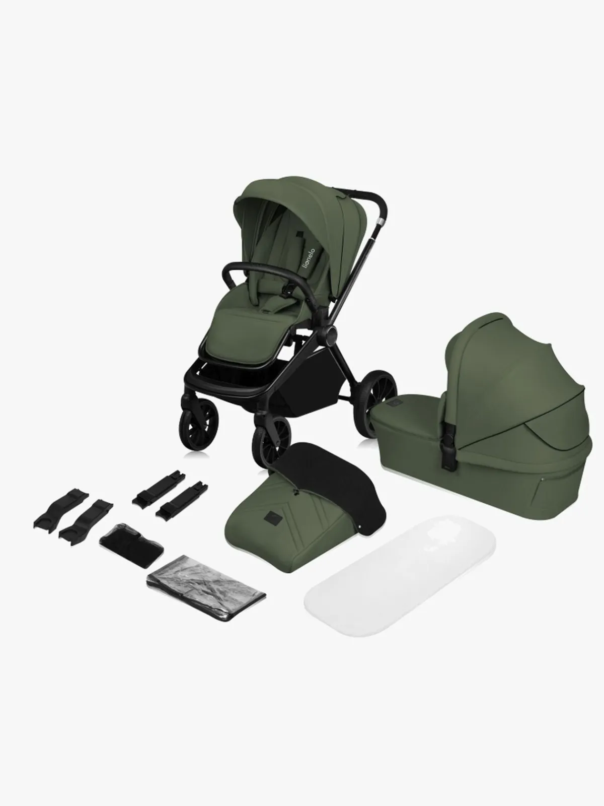 Lionelo MIKA Plus 2-in-1 Duovogn, Green Olive