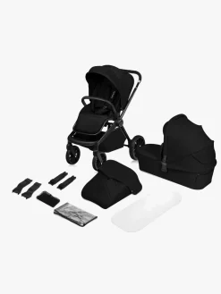 Lionelo Duo- & Kombivogne>MIKA Plus 2-in-1 Duovogn, Black Onyx