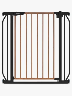 Lionelo Truus Slim Sikkerhedsgitter, Black Carbon/Natural