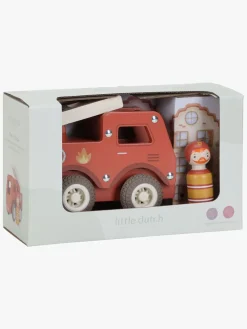 LittleDutch Legetøjsbiler & -Fartøjer>Little Dutch Brandbil med Figur
