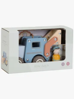 LittleDutch Legetøjsbiler & -Fartøjer>Little Dutch Gravemaskine med Figur