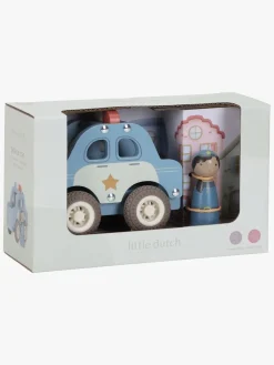 LittleDutch Legetøjsbiler & -Fartøjer*Little Dutch Politibil med Figur Blå