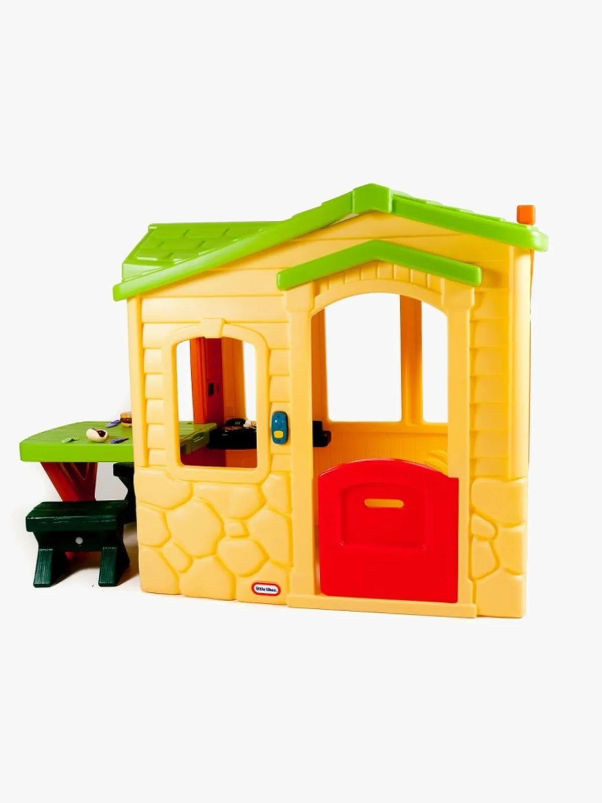 LittleTikes Udeleg*Little Tikes Legehus m. Bord Naturel