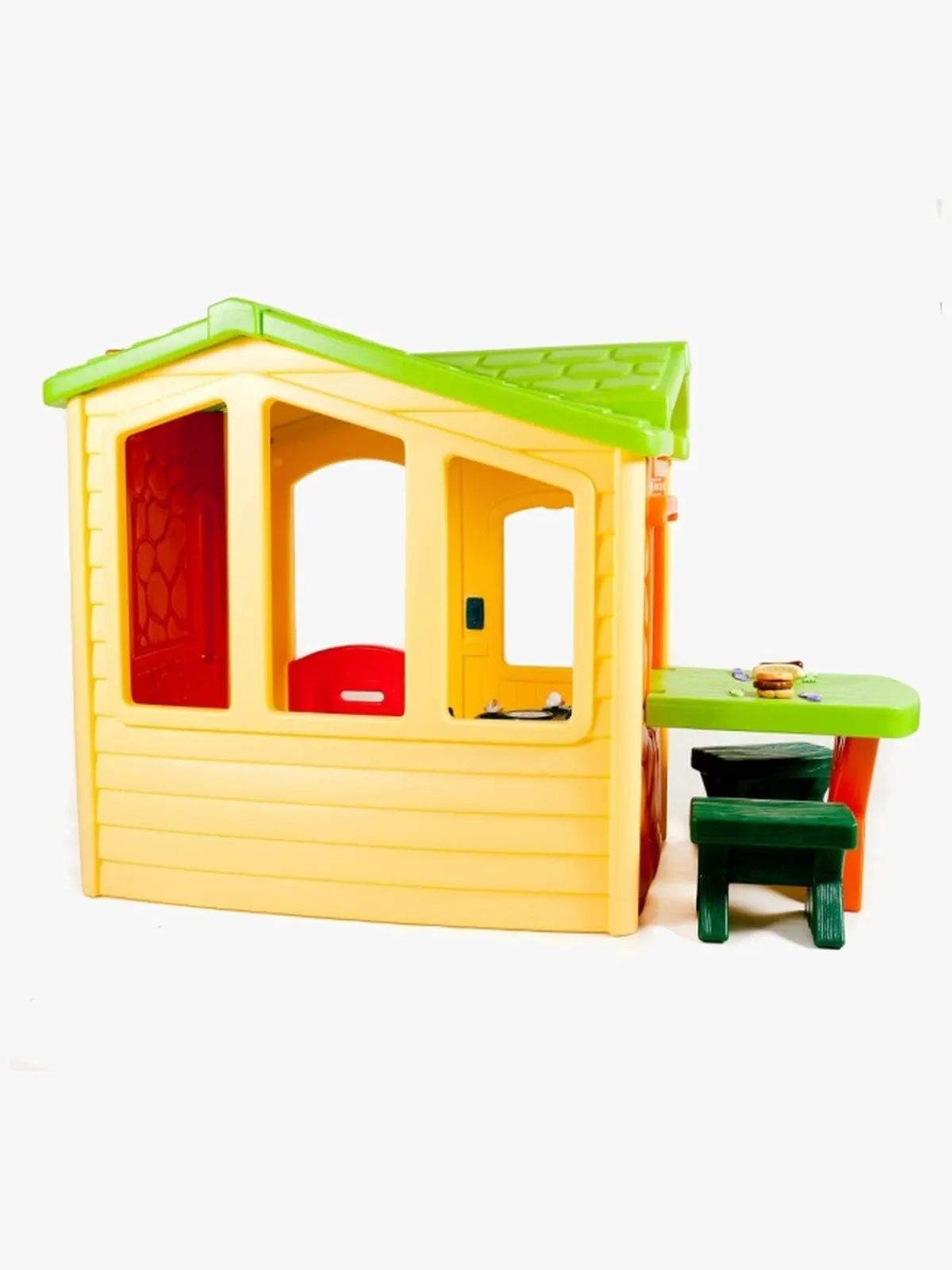 LittleTikes Udeleg*Little Tikes Legehus m. Bord Naturel