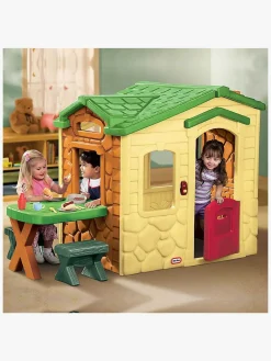 LittleTikes Udeleg*Little Tikes Legehus m. Bord Naturel