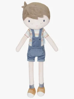 LittleDutch Dukker & Bamser*Blød Dukke Jim 35 cm Blå