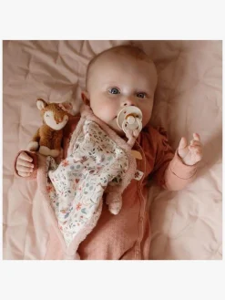 LittleDutch Stofbleer, Nusseklude & Babytæpper*Fairy Garden Deer Nusseklud Lyserød/Brun