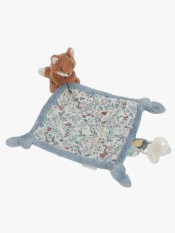 LittleDutch Stofbleer, Nusseklude & Babytæpper*Forest Friends Fox Nusseklud Brun/Blå