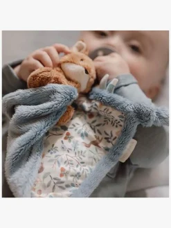 LittleDutch Stofbleer, Nusseklude & Babytæpper*Forest Friends Fox Nusseklud Brun/Blå